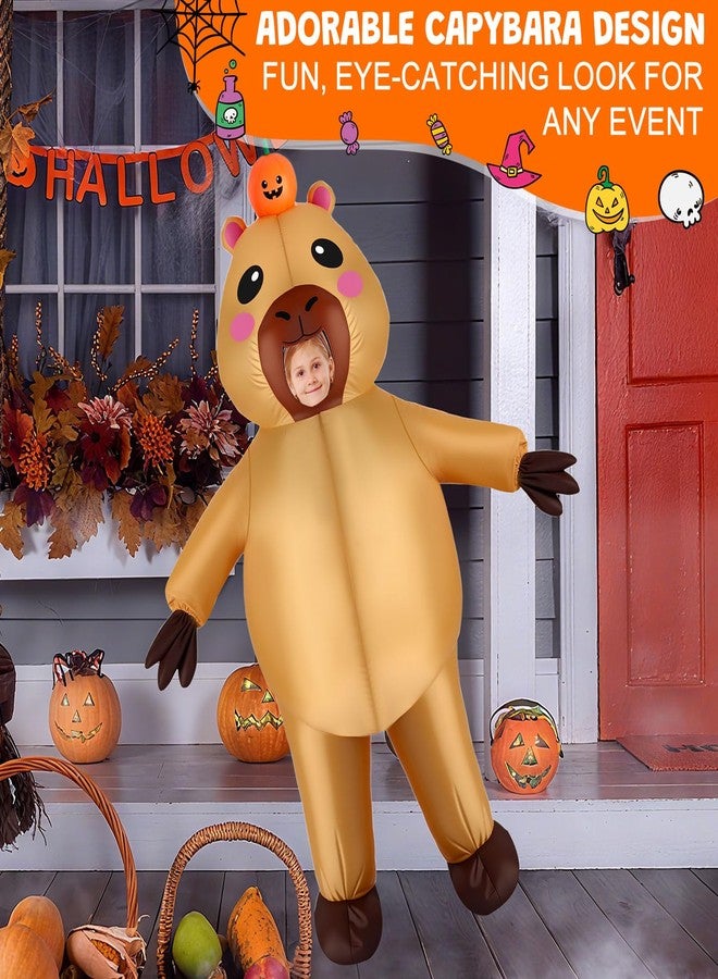Velmitten Inflatable Capybara Costume Inflatable Halloween Full Body Blow up Costumes for Cosplay Party (Capybara,Kids) - Image 4